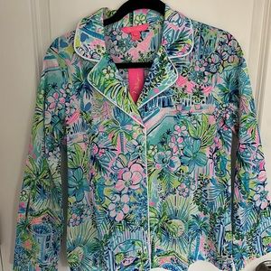 NWT Lilly Pulitzer Pajama Top. Size Small